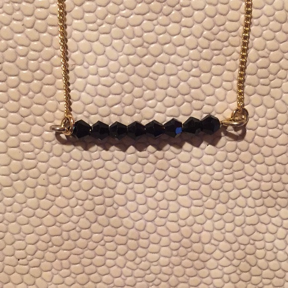 BaubleBar Jewelry - BaubleBar black gem necklace